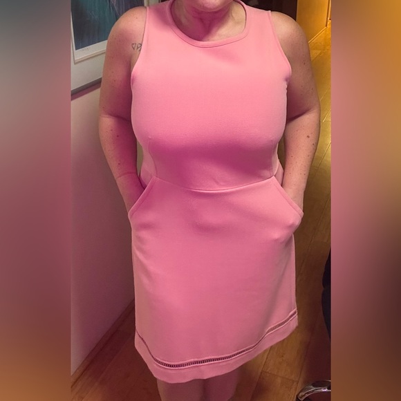 LOFT Dresses & Skirts - Ann Taylor LOFT Pink Midi Dress